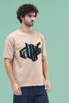 PEACH APPLIQUE T-SHIRT