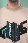 PEACH APPLIQUE T-SHIRT