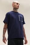 NAVY POCKET T-SHIRT