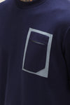 NAVY POCKET T-SHIRT