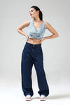 TRUE INDIGO LOOSE FIT DENIM